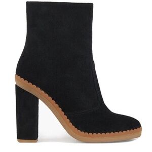 See By Chloe Black and Tan Heeled Boots